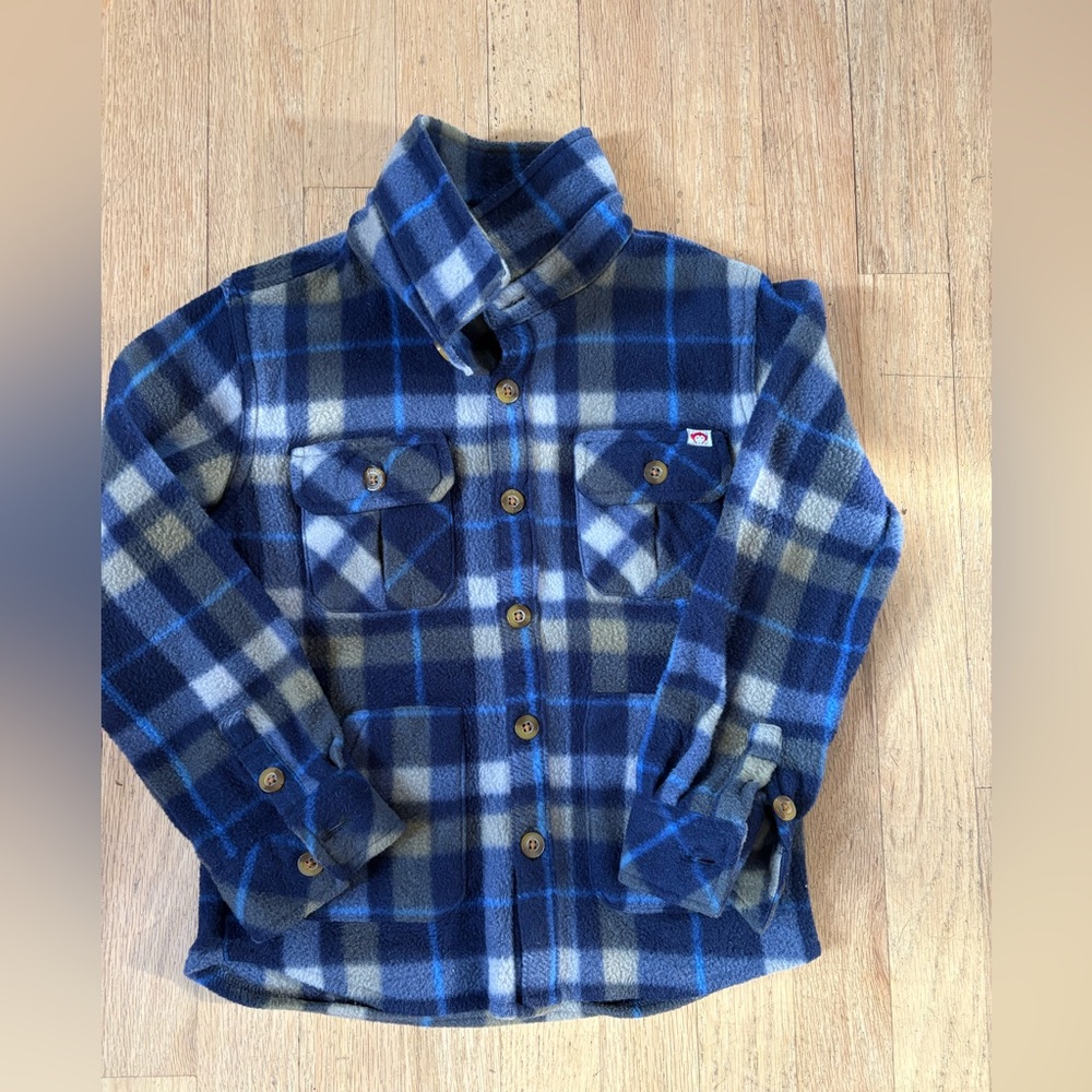 Appaman Snow Fleece Shirt Size 7